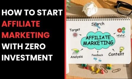 How to Start Affiliate Marketing with Zero Investment