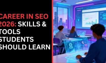 Career in SEO 2026: Skills & Tools Students Should Learn