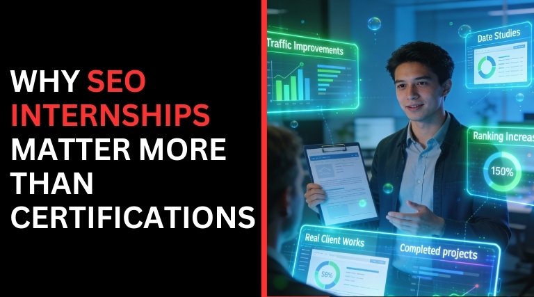 Why SEO Internships Matter More Than Certifications